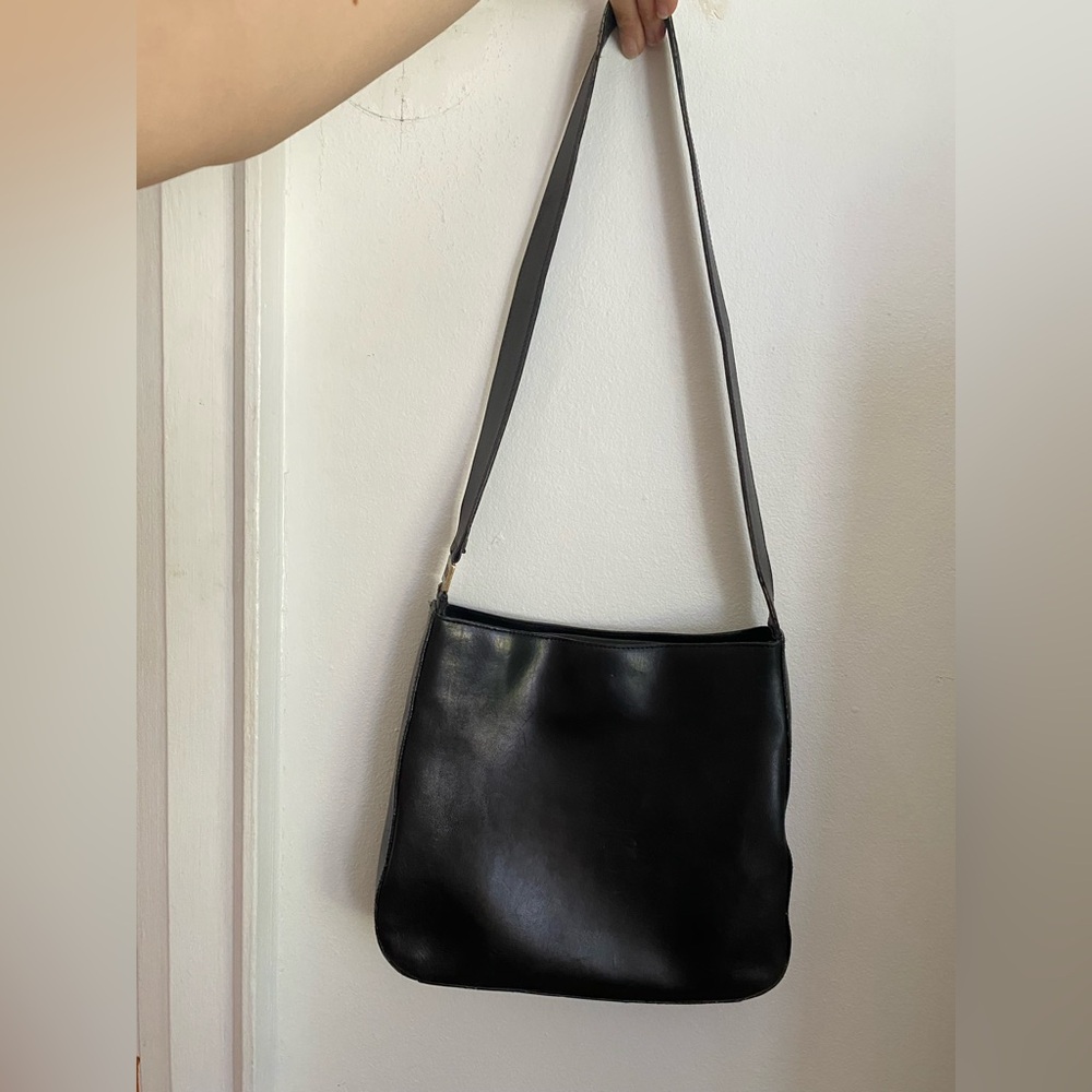 Ralph Lauren Black soft Leather Shoulder or Crossbody Bag - Picture 3 of 14